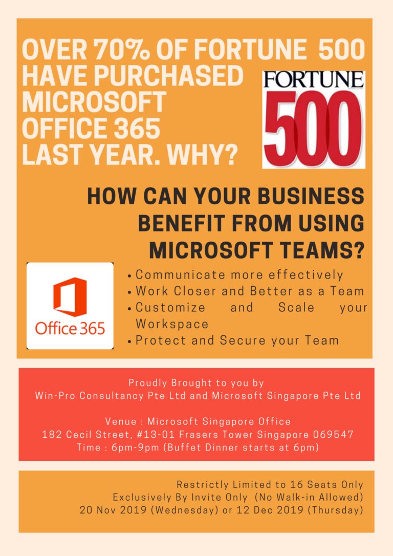 Microsoft Office 365 Partner Event 2019 How Can Your Business Benefit