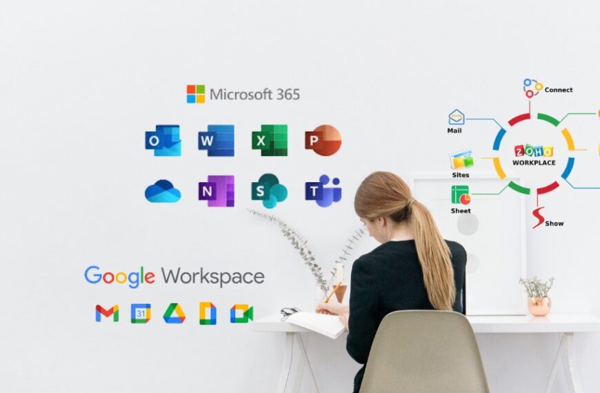 google workspace Microsoft 365 Zoho workplace