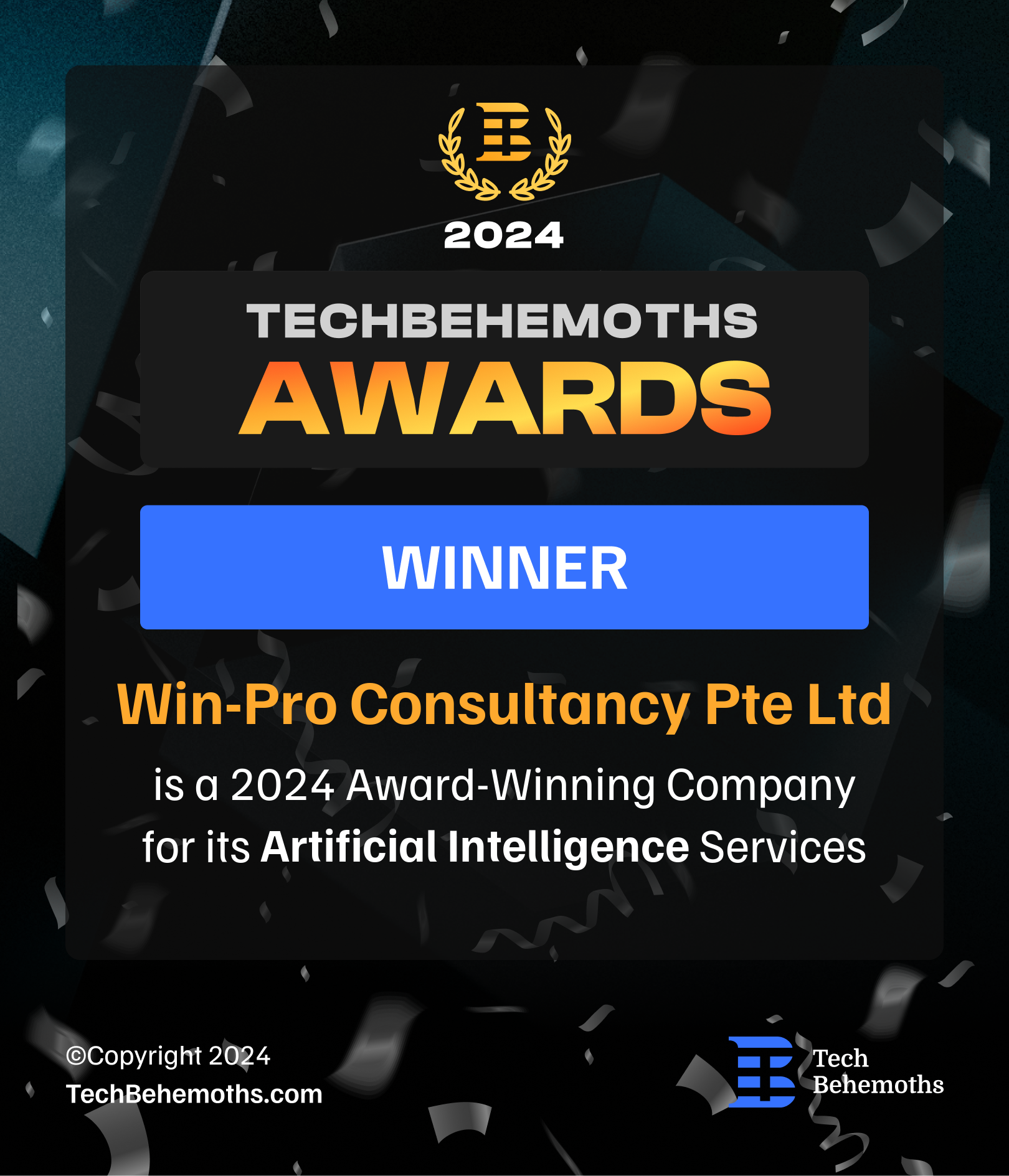 Tech Behemoths Award 2024 - Artificial Intelligence AI