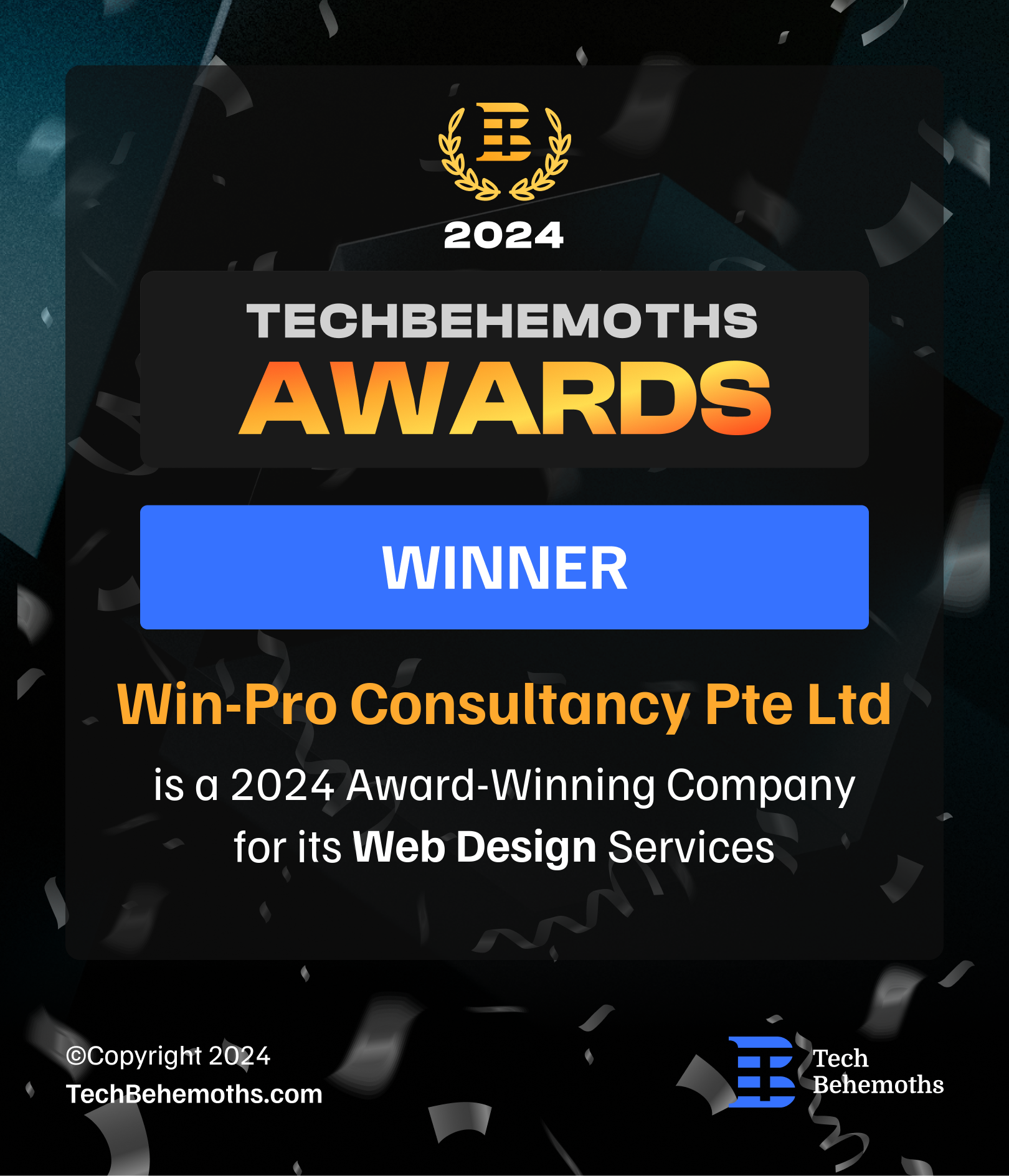 Tech Behemoths Award 2024 - Web Design